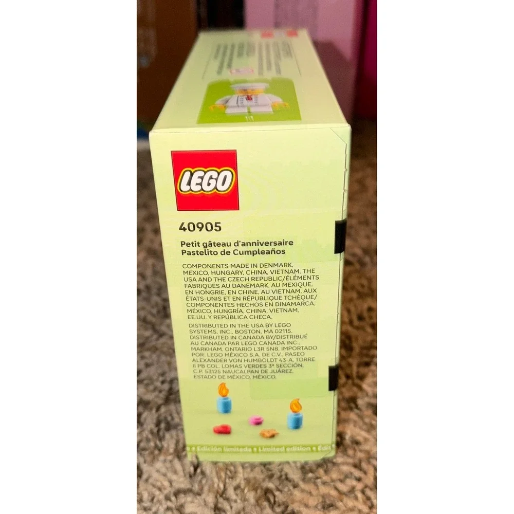 Lego Birthday Cupcake Limited Edition Building Set (NWT) 40905